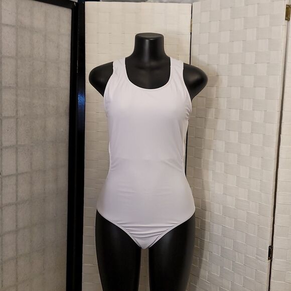 BRAND NEW SHEIN RACERBACK ONE-PIECE SWIMSUIT - Picture 3 of 11